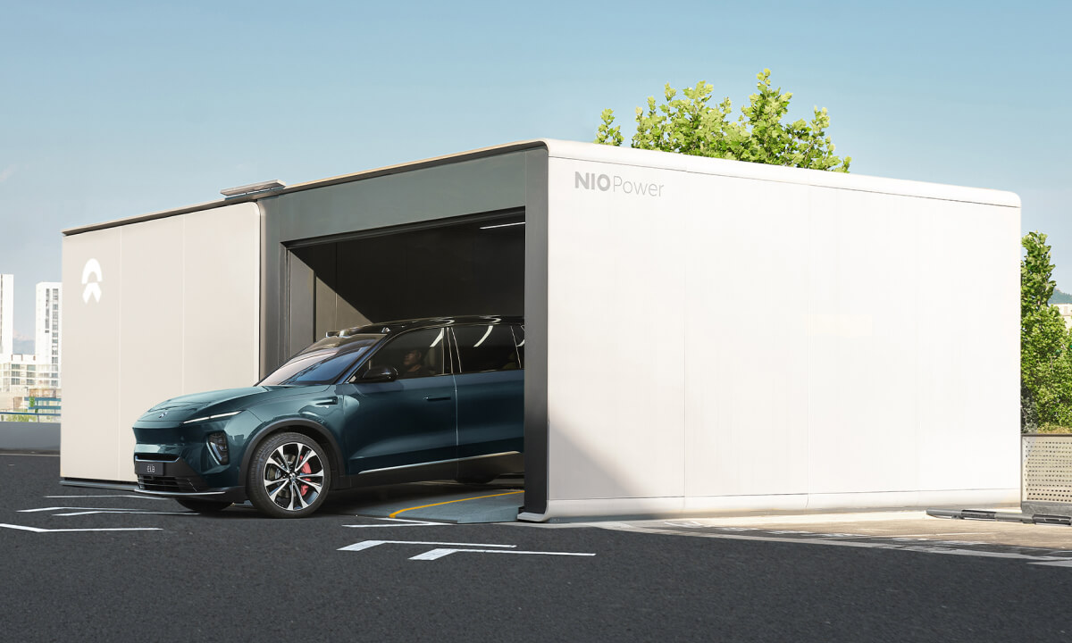 NIO Power Swap Station für Batterietausch in wenigen Minuten